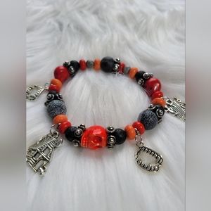 Handmade Vampire House beaded bracelet